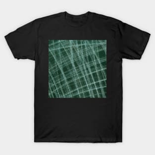 Green leather T-Shirt